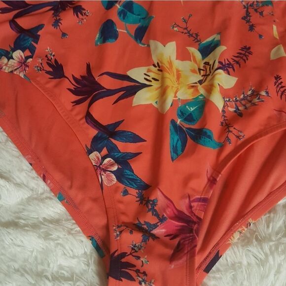 BOUTIQUE floral one piece swim suit Size 3X - Picture 8 of 9